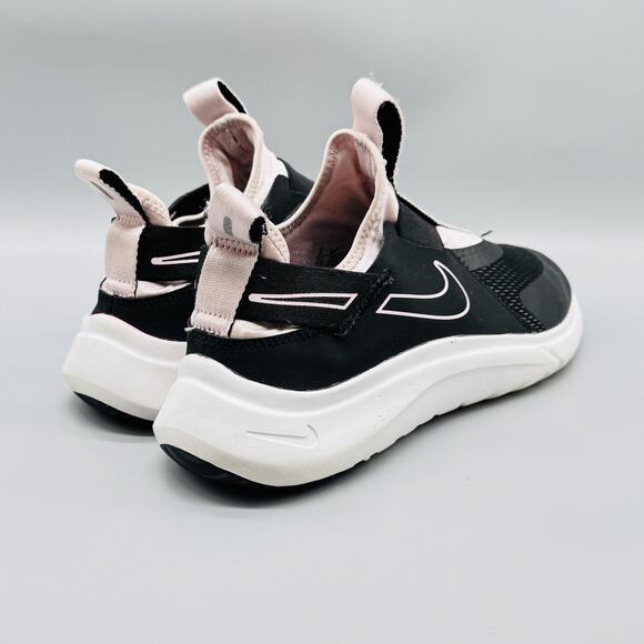 Nike Shoes Girls 7 Y Black Pink Flex Plus Slip On Low Top Athletic Sneakers - Picture 9 of 12